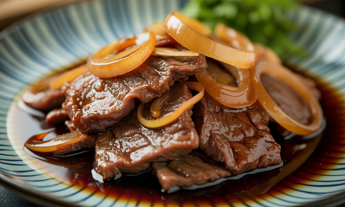 découvrez la recette savoureuse du bœuf aux oignons caramélisés et sauce soja, un plat délicieux et facile à préparer qui deviendra rapidement un incontournable dans votre cuisine.