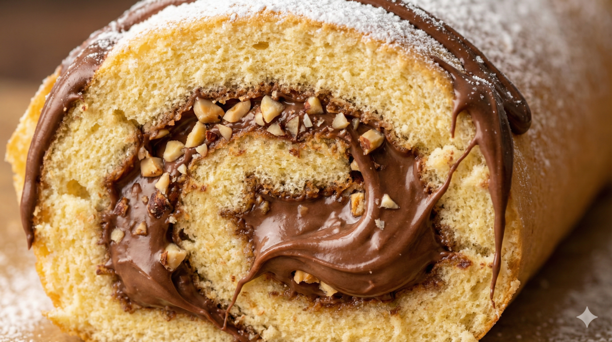 Le roulé au Nutella facile qui fait craquer tout le monde