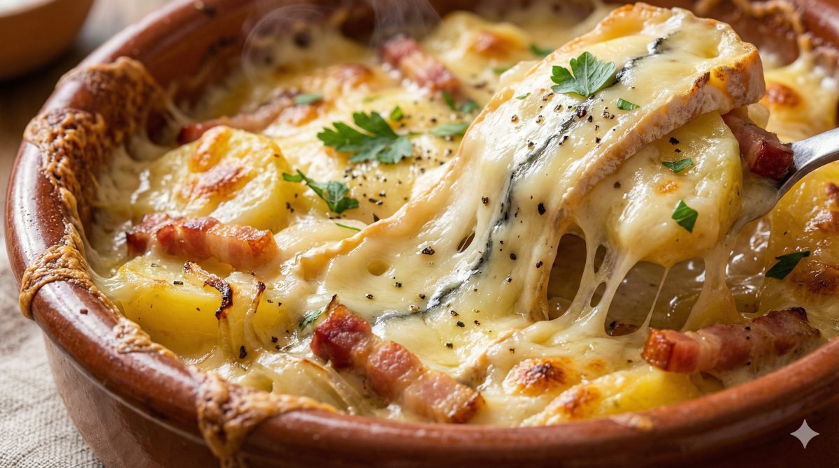 Morbiflette fondante au Morbier : bien gourmande, comme en Franche-Comté