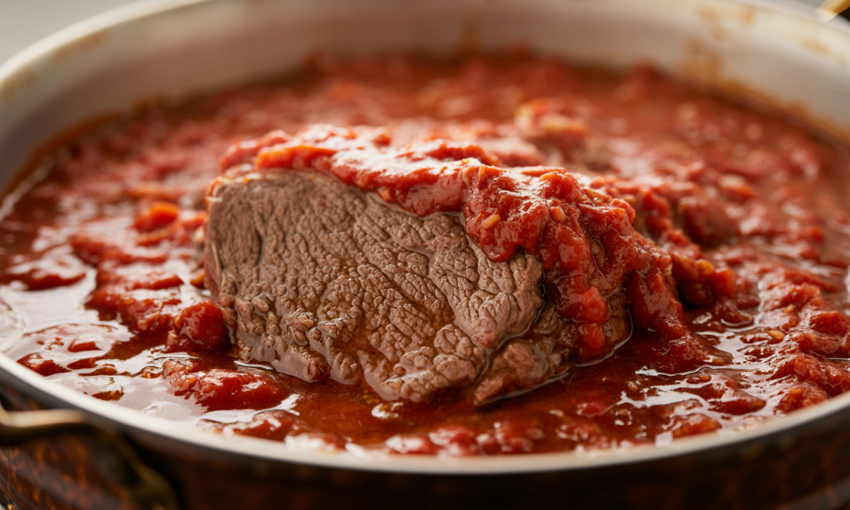découvrez notre recette de paleron de bœuf à la sauce tomate façon goulash, un plat mijoté fondant et réconfortant, parfait pour les repas chaleureux en famille.