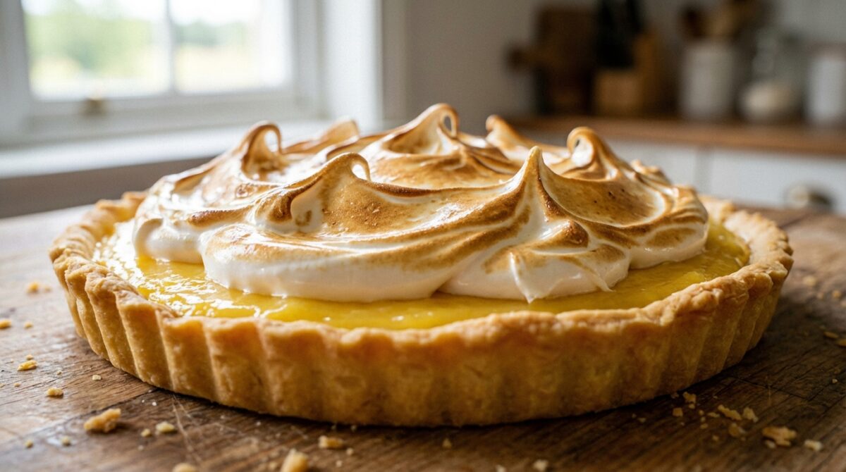 découvrez la recette ultime de la tarte au citron meringuée, un dessert exquis alliant une pâte croustillante, un lemon curd acidulé et une meringue légère et dorée.