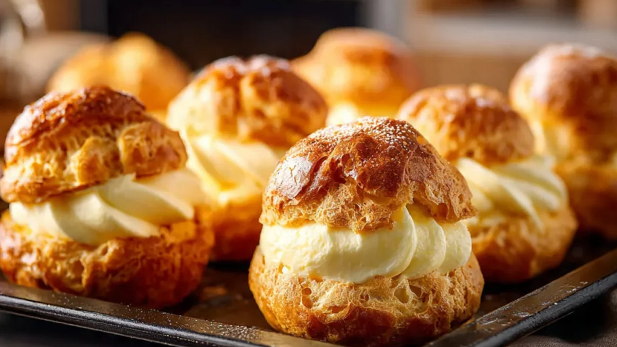 Choux à la crème ultra légers et crémeux : la recette aérienne et gourmande