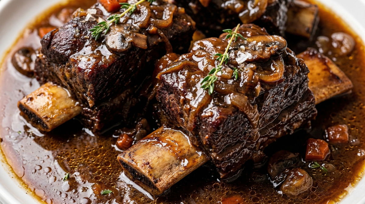 Côtelettes de bœuf à l’étouffée avec sauce savoureuse : la recette traditionnelle facile