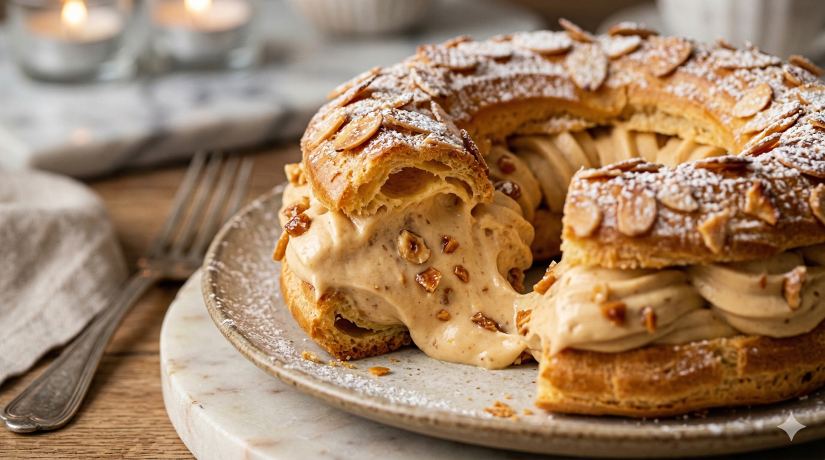 Paris-Brest en couronne à la crème mousseline pralinée maison : la recette pâtissière incontournable