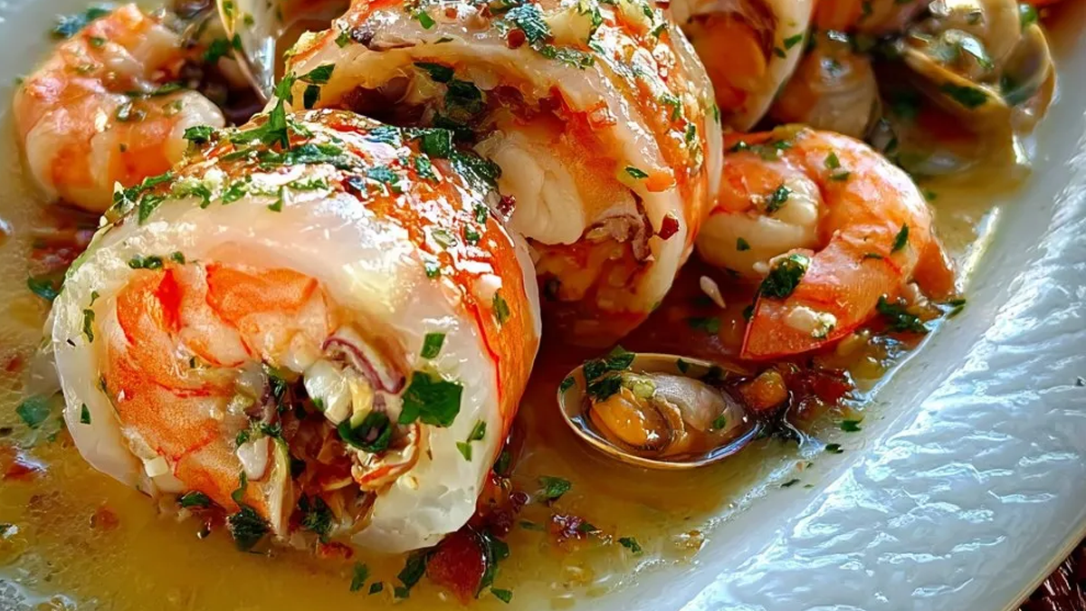 Roulade de cabillaud aux crevettes : une recette délicate et élégante