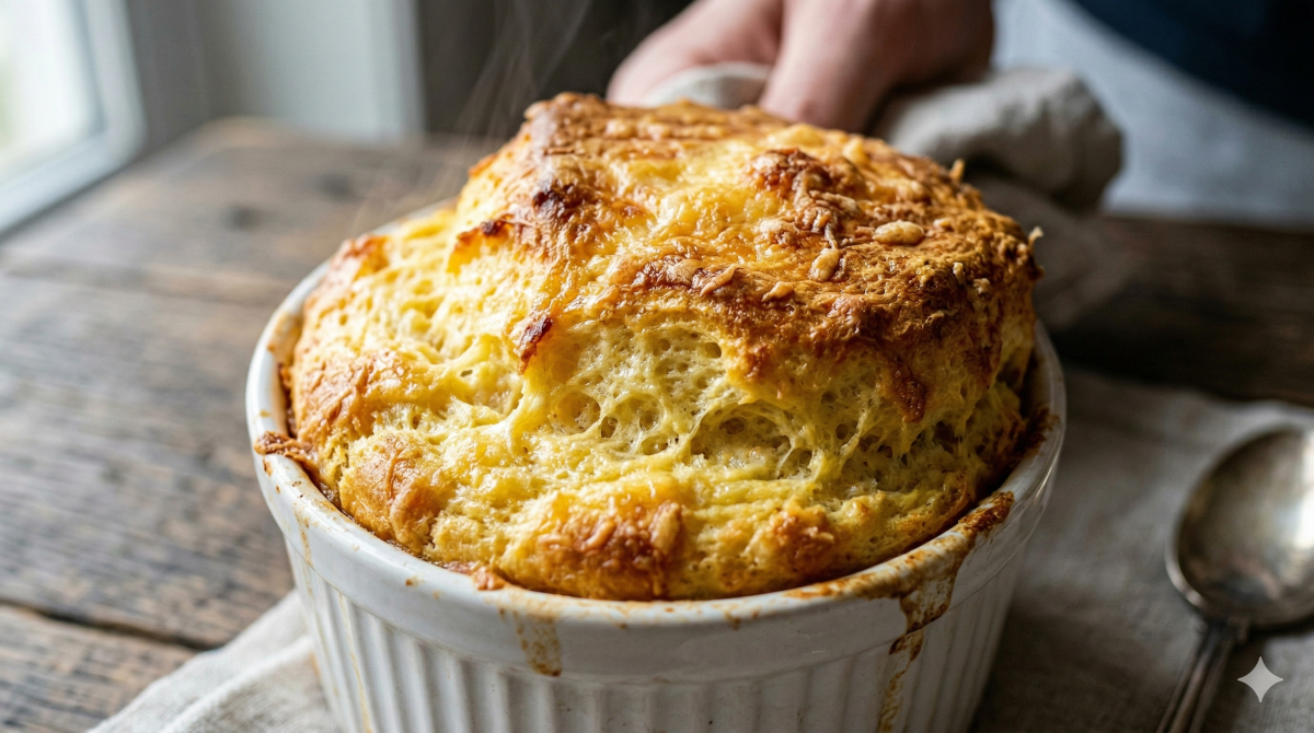 Soufflé au comté ultra gonflé : l’astuce toute simple pour qu’il reste parfait jusqu’à la sortie du four