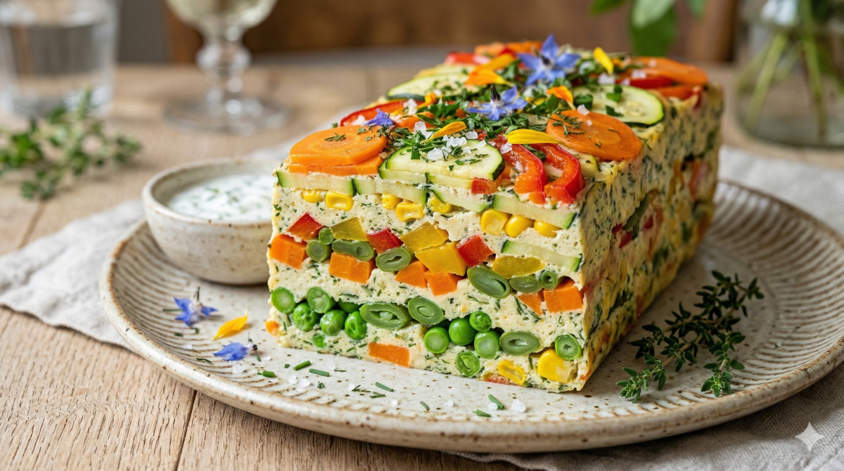 Terrine de légumes légère et colorée : la recette facile parfaite pour un repas sain