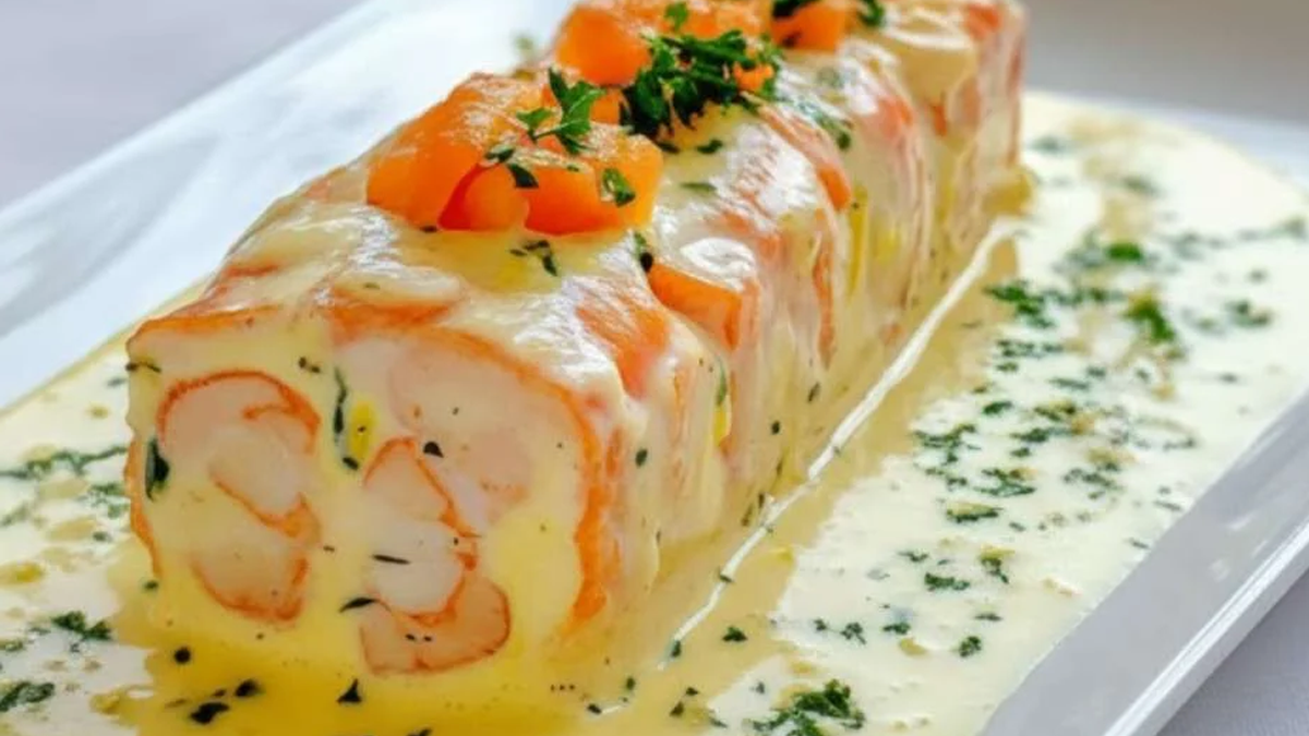 Terrine de Saint-Jacques, saumon et crevettes citronnée : une entrée fraîche et raffinée